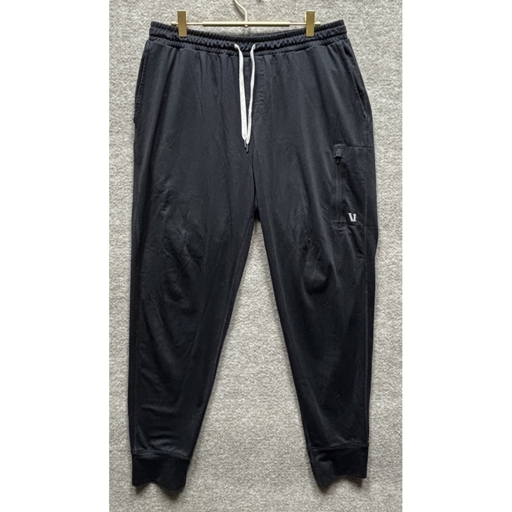 VUORI Sunday Performance Jogger Mens Black Large‎ Taper Leg Everyday Athleisure